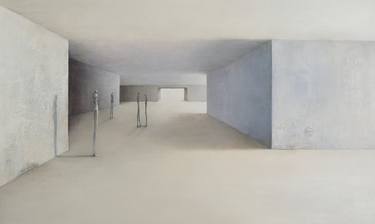 Original Figurative Architecture Paintings by Marleen Pauwels