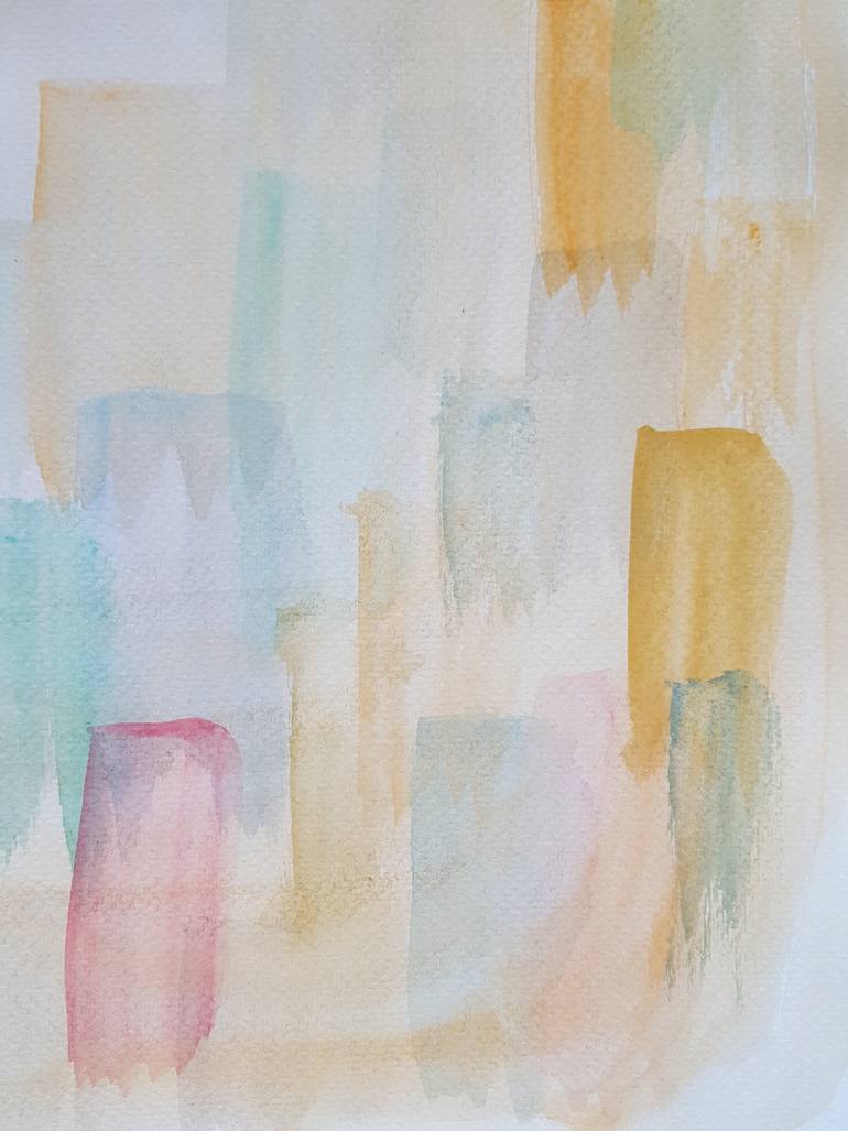 Original Abstract Expressionism Abstract Painting by Lola Kabuki