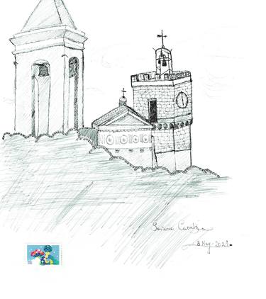 Original Fine Art Architecture Drawings by Saverio Carubia