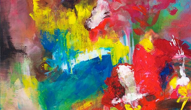 Original Modernism Women Painting by Nomeda Ciurlionyte