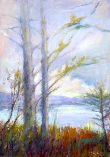 Original Impressionism Landscape Paintings by Jan Ruvido Stebbins