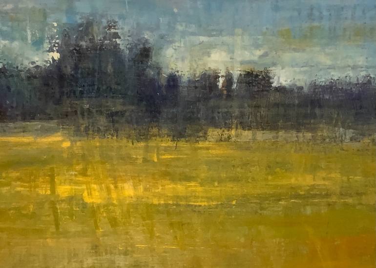 Original Abstract Landscape Painting by Jan Ruvido Stebbins