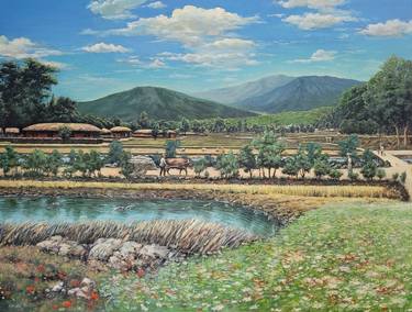 Original Landscape Paintings by Mason Mansung Kang