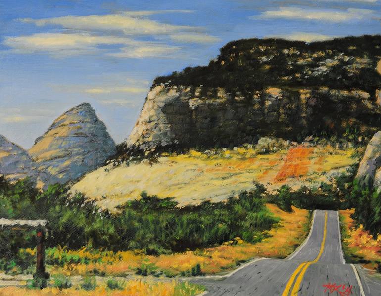 Original Landscape Painting by Mason Mansung Kang | Impressionism Art on Canvas | On the Way to Zion