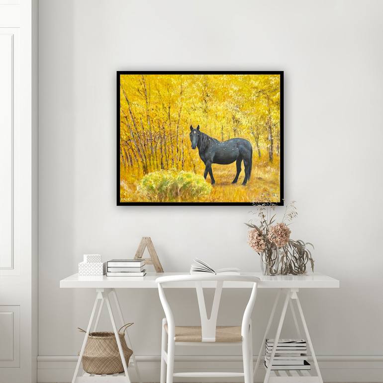 Original Horse Painting by David Haley