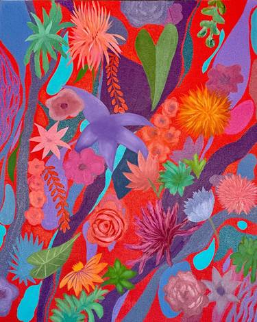 Original Floral Paintings by Ira Hoffecker-Sattler