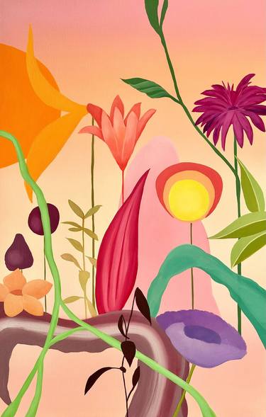 Original Floral Paintings by Ira Hoffecker-Sattler