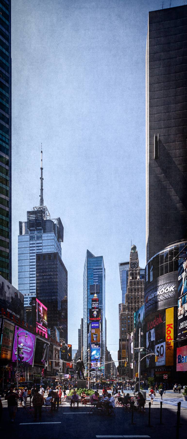 Original Cities Photography by Hendrik Kotze | Contemporary Art on Paper | New York 4 - Times Square