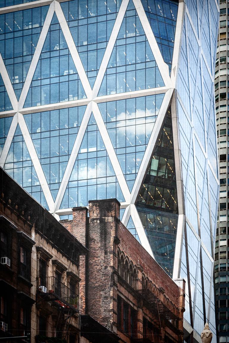 Original Architecture Photography by Hendrik Kotze | Contemporary Art on Paper | New York 13 - Old and new 2