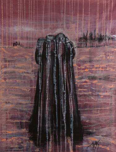 Original Conceptual Water Paintings by Miriam Sore