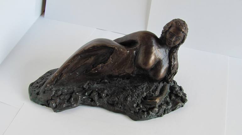 Original Figurative Erotic Sculpture by Miriam Sore