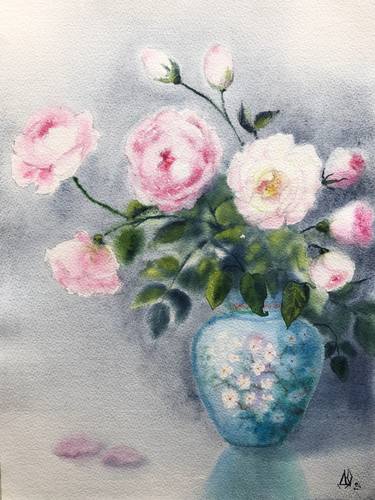 Original Impressionism Floral Paintings by Julija Demenkova