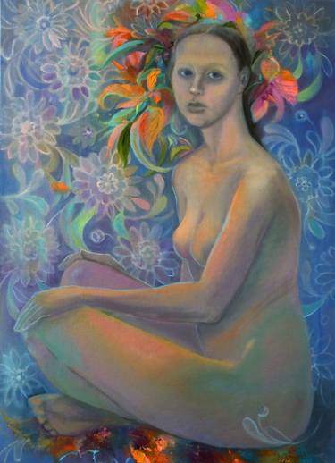 Print of Nude Paintings by Julija Demenkova