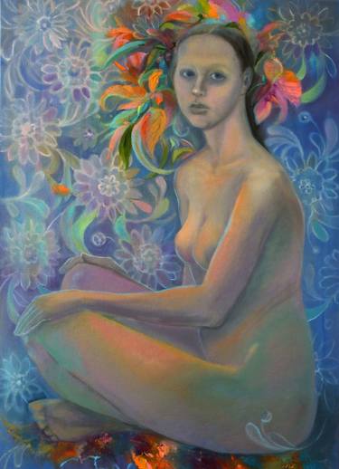 Original Figurative Nude Paintings by Julija Demenkova