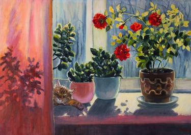 Original Impressionism Home Paintings by Julija Demenkova