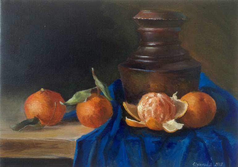 Original Impressionism Still Life Painting by Joseph Etkin