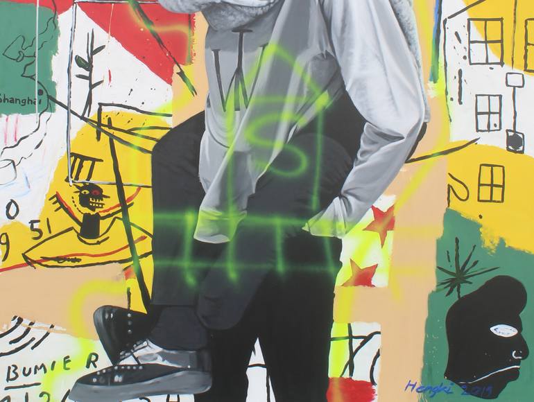 Original Modernism People Painting by Hengki Koesworo