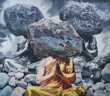 Original Conceptual Religious Paintings by Hengki Koesworo