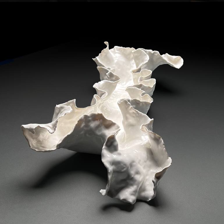 Original Abstract Expressionism Abstract Sculpture by Anna Kasabian