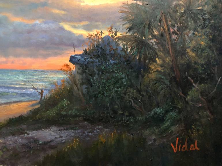 Original Fine Art Seascape Painting by Christopher Vidal