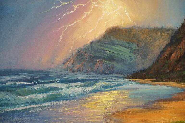 Original Realism Seascape Painting by Christopher Vidal