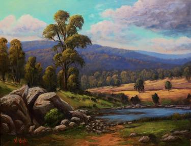 Original Fine Art Landscape Paintings by Christopher Vidal