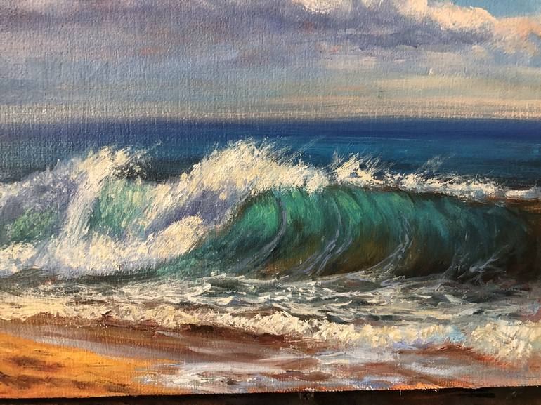 Original Contemporary Realism Seascape Painting by Christopher Vidal