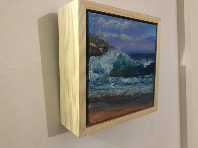 Original Impressionism Seascape Painting by Christopher Vidal