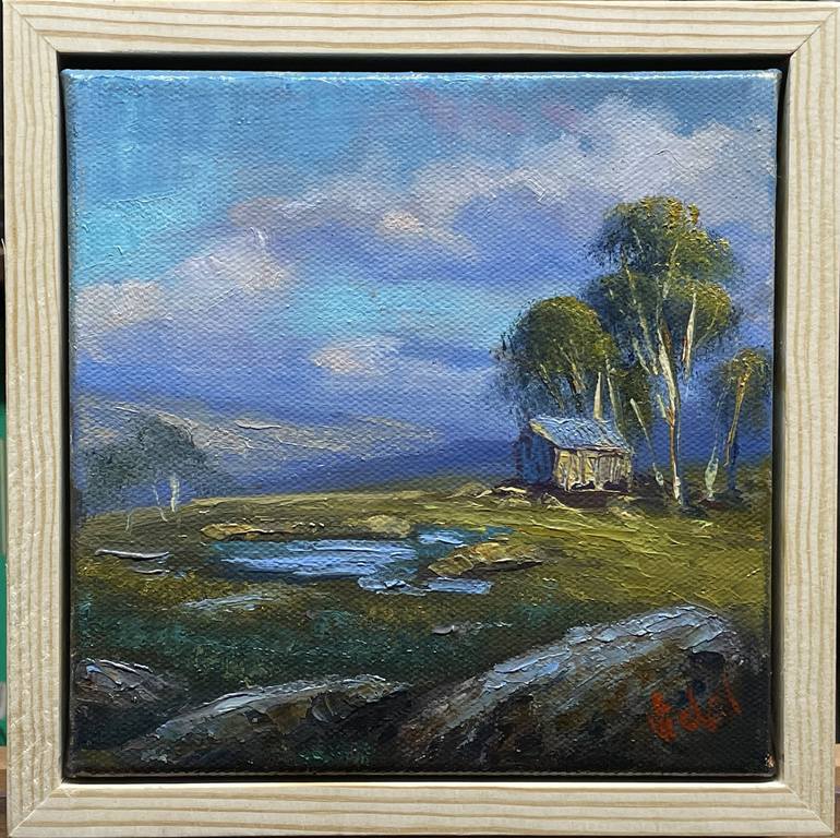 Original Impressionism Landscape Painting by Christopher Vidal