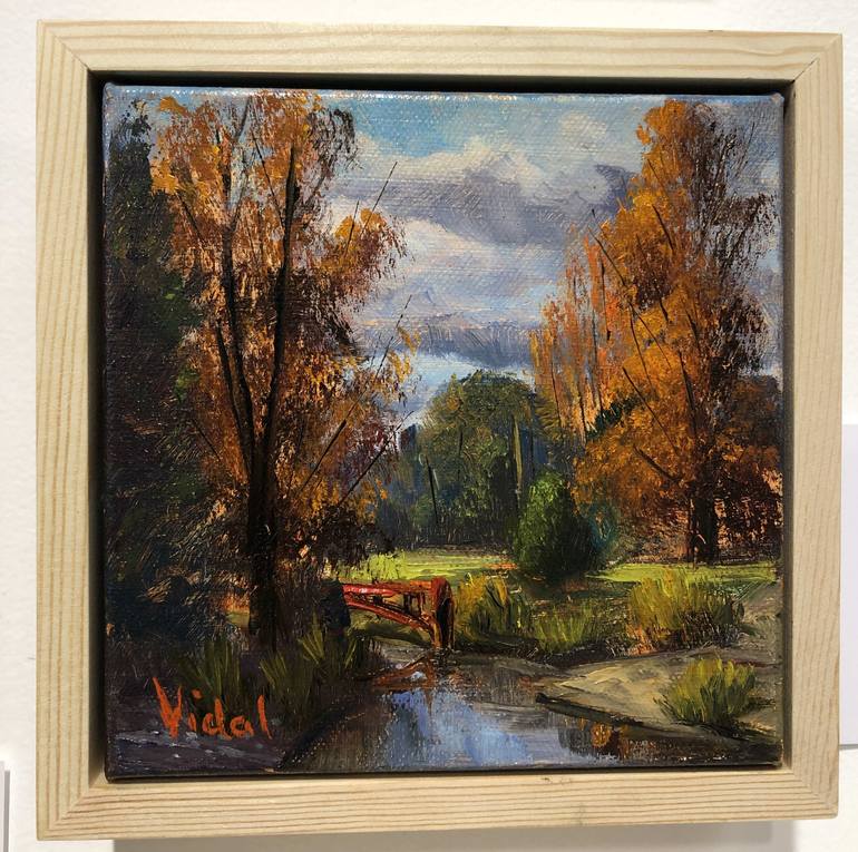 Original Impressionism Landscape Painting by Christopher Vidal