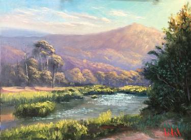 Original Impressionism Landscape Painting by Christopher Vidal
