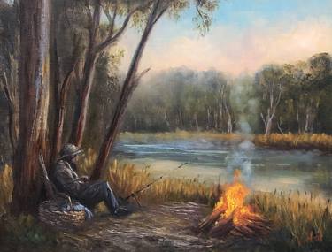 Original Impressionism Landscape Painting by Christopher Vidal
