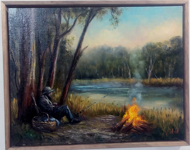 Original Impressionism Landscape Painting by Christopher Vidal
