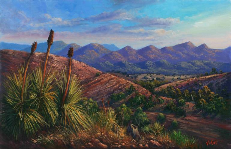 Original Impressionism Landscape Painting by Christopher Vidal