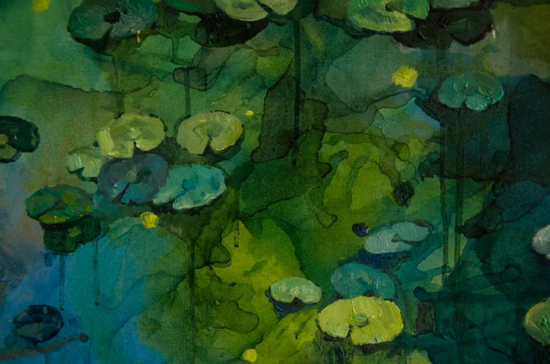 Original Abstract Expressionism Abstract Painting by Zhanna Kondratenko