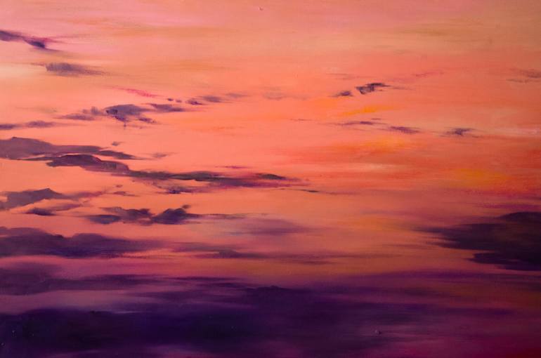 Original Abstract Expressionism Landscape Painting by Zhanna Kondratenko