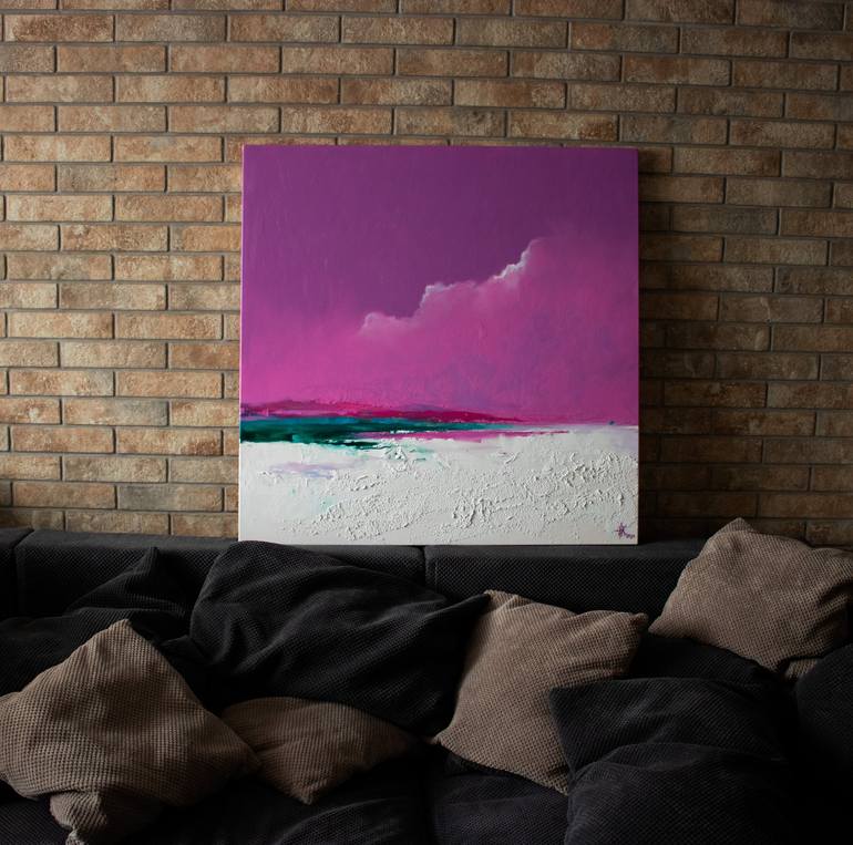 Original Abstract Landscape Painting by Zhanna Kondratenko