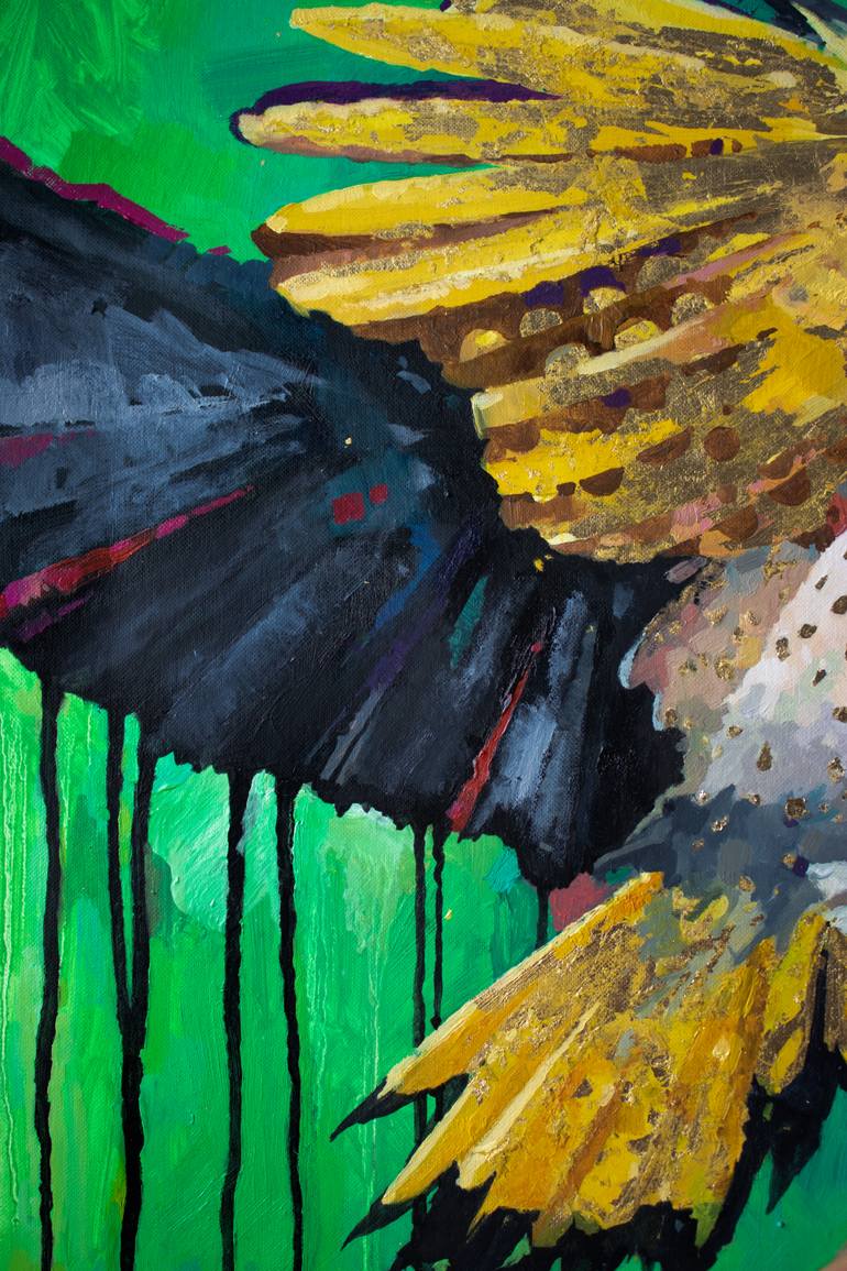 Original Abstract Expressionism Women Painting by Zhanna Kondratenko