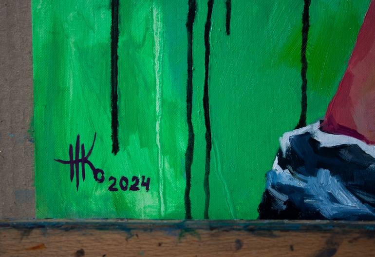 Original Abstract Expressionism Women Painting by Zhanna Kondratenko