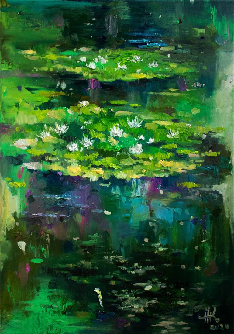 Original Abstract Expressionism Nature Paintings by Zhanna Kondratenko