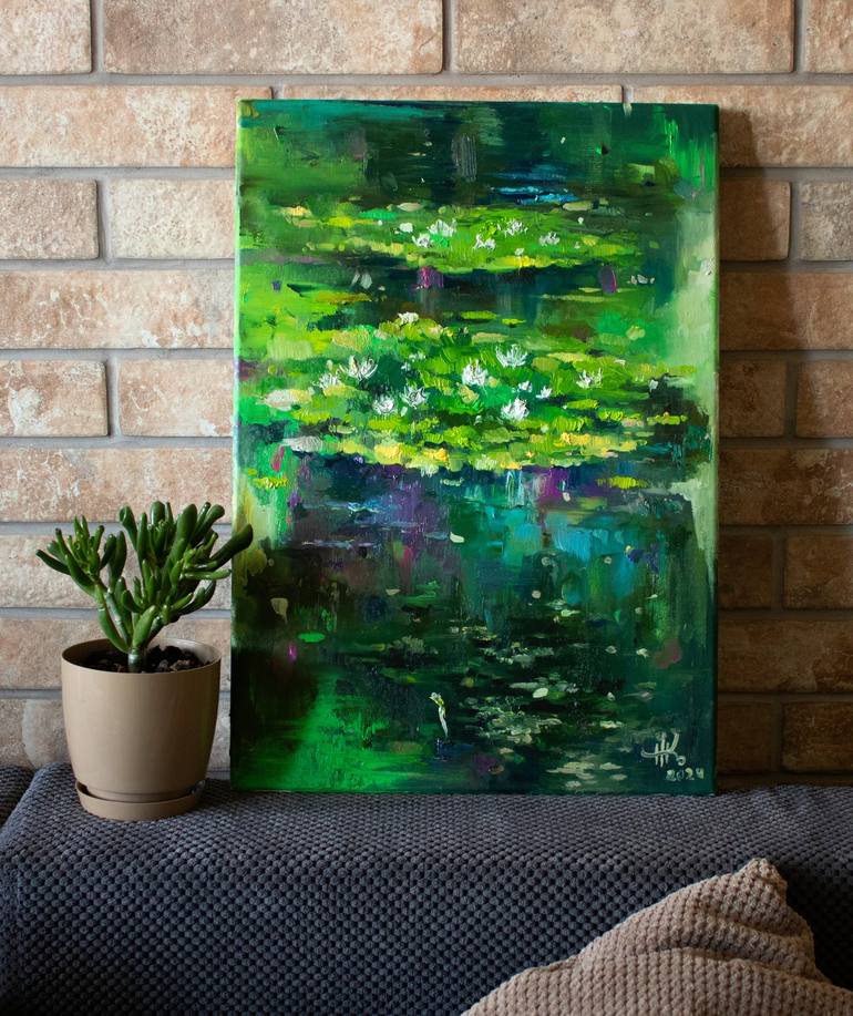 Original Abstract Expressionism Nature Painting by Zhanna Kondratenko