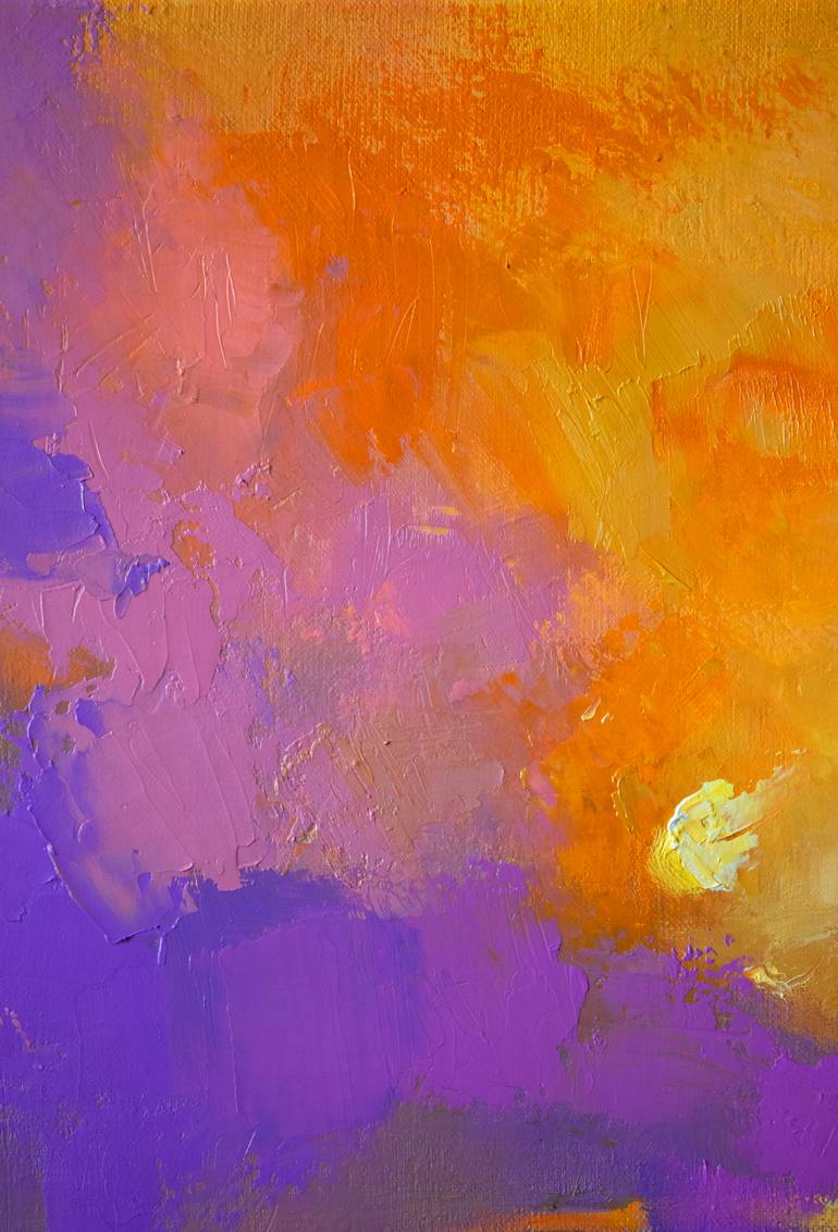 Original Abstract Expressionism Animal Painting by Zhanna Kondratenko