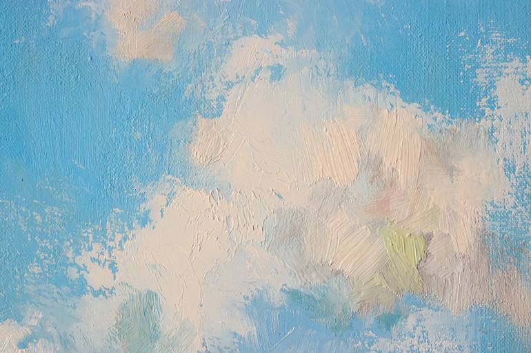 Original Abstract Expressionism Landscape Painting by Zhanna Kondratenko