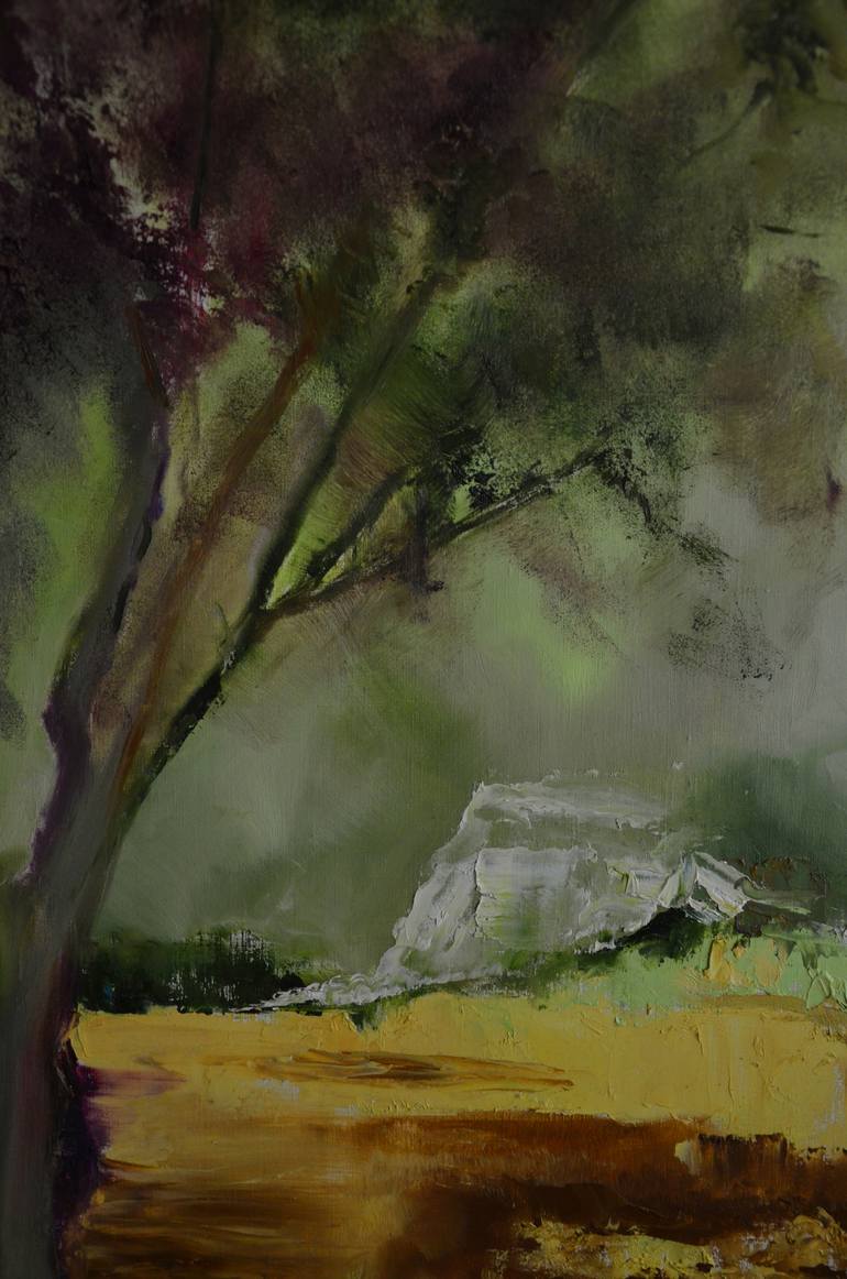 Original Abstract Tree Painting by Zhanna Kondratenko