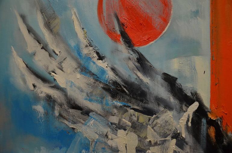 Original Abstract Expressionism Abstract Painting by Zhanna Kondratenko