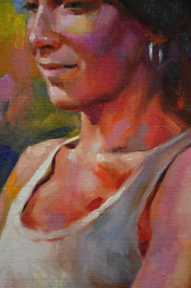 Original Portrait Painting by Zhanna Kondratenko