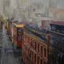 Expressive contemporary extra large cityscape from the series "Big city life".
Oil on canvas.

This high quality painting will ship rolled in a tube because of a large size. Rolled artworks can easily be restretched.
Signed on a front, the Certificate of Authenticity is included.

If you have any questions you are welcome to contact me anytime you wish!
