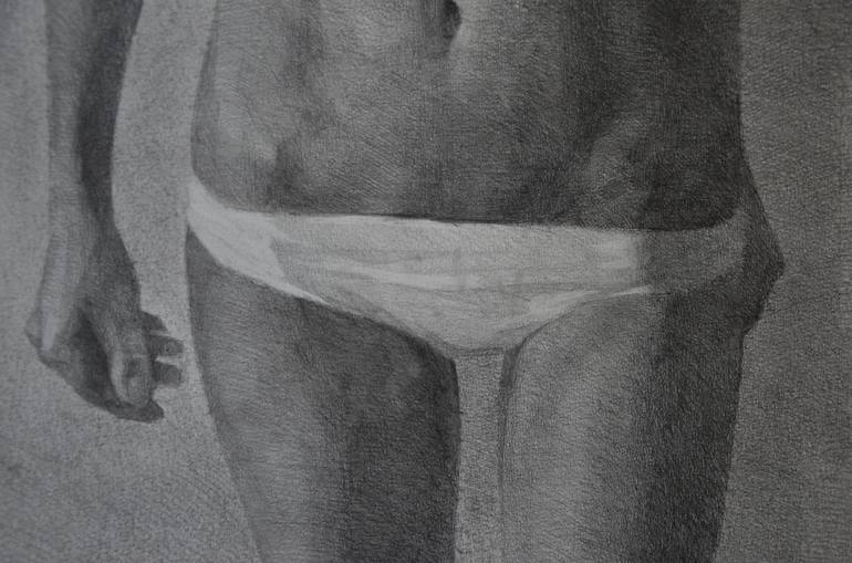 Original Conceptual Erotic Drawing by Zhanna Kondratenko