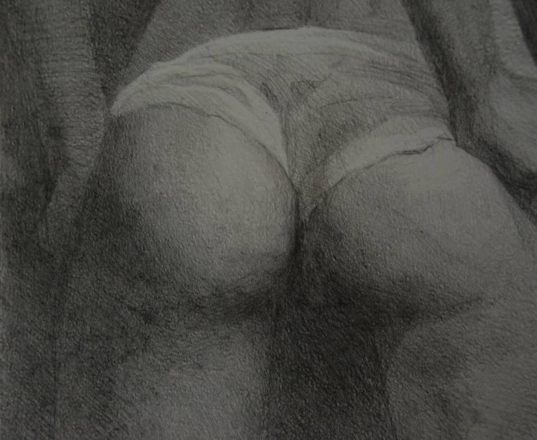 Original Conceptual Erotic Drawing by Zhanna Kondratenko