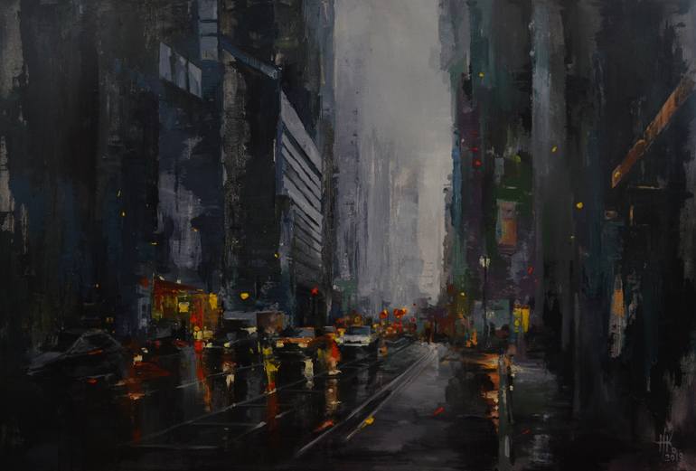 Drizzle Painting by Zhanna Kondratenko | Saatchi Art